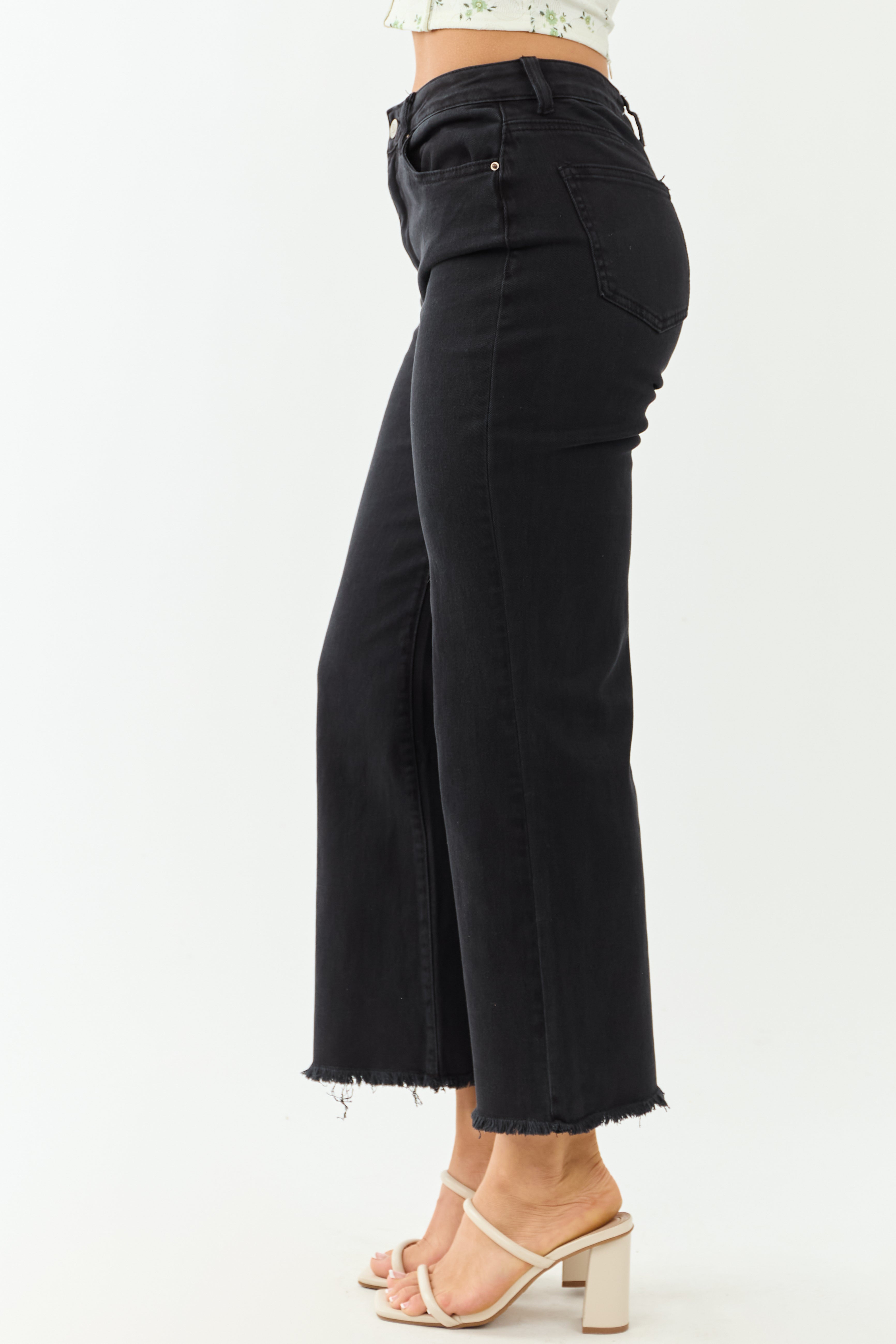 Black Stretchy Acid Wash Bootcut Jeans Black Stretchy Acid Wash Bootcut Jeans